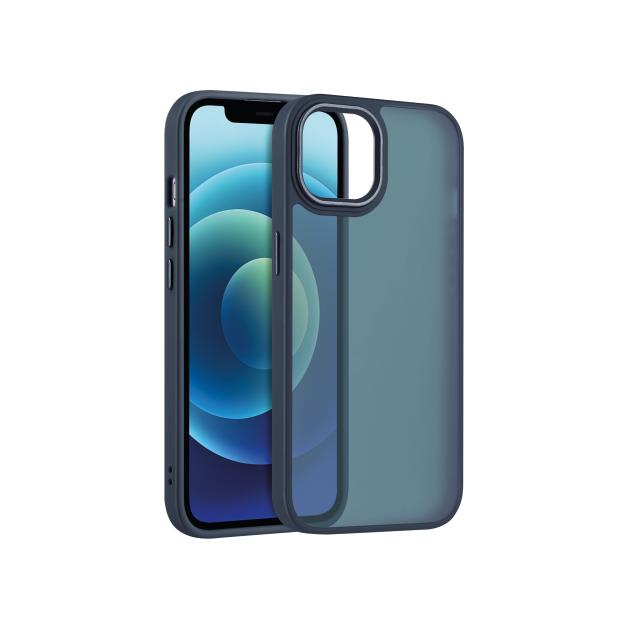 Coque Satin Matte Bleu Nuit iPhone