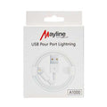 Câble USB vers Lightning 20W -1M (Mayline)