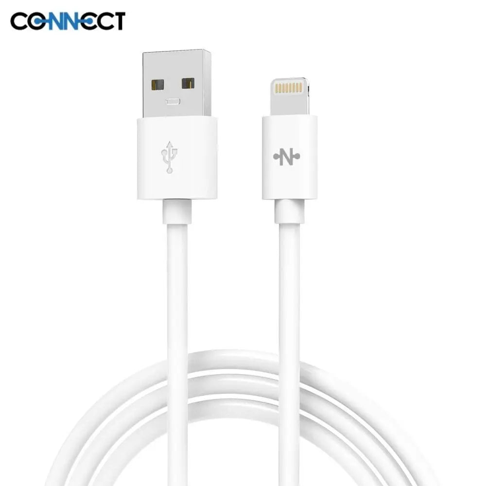 Câble Data USB vers Lightning CONNECT MC-CLB1 12W (1m) Blanc