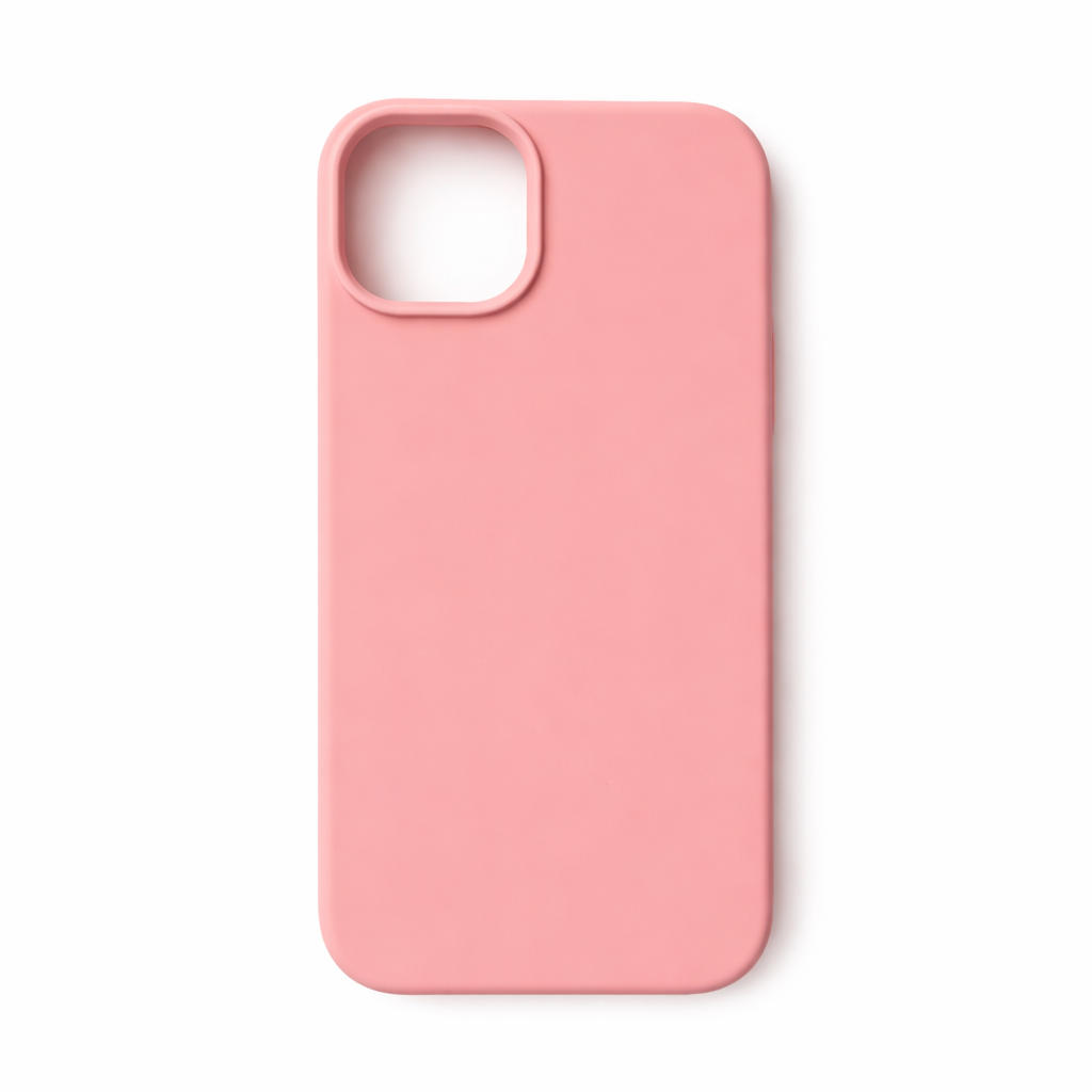 Coque anti chute en silicone Rose iPhone