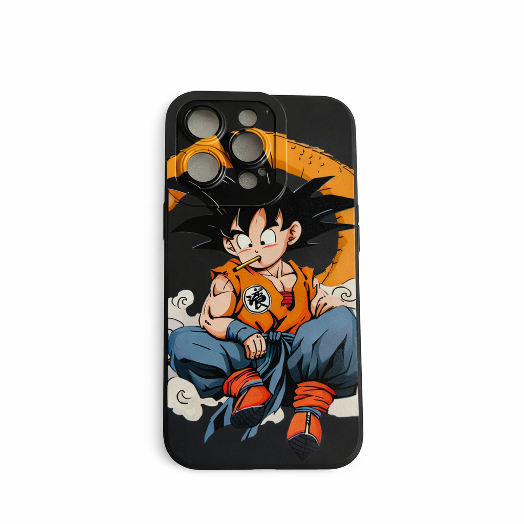 Coque de téléphone souple Antichoc Dragon Ball Z Noir IPhone
