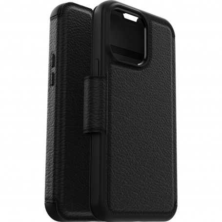 Étui Rabat Portefeuille Otterbox Strada Noir IPhone