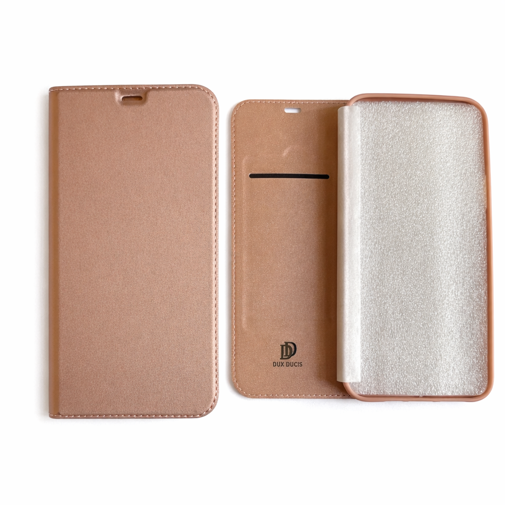 Étui à rabat Skin Pro Rose iPhone