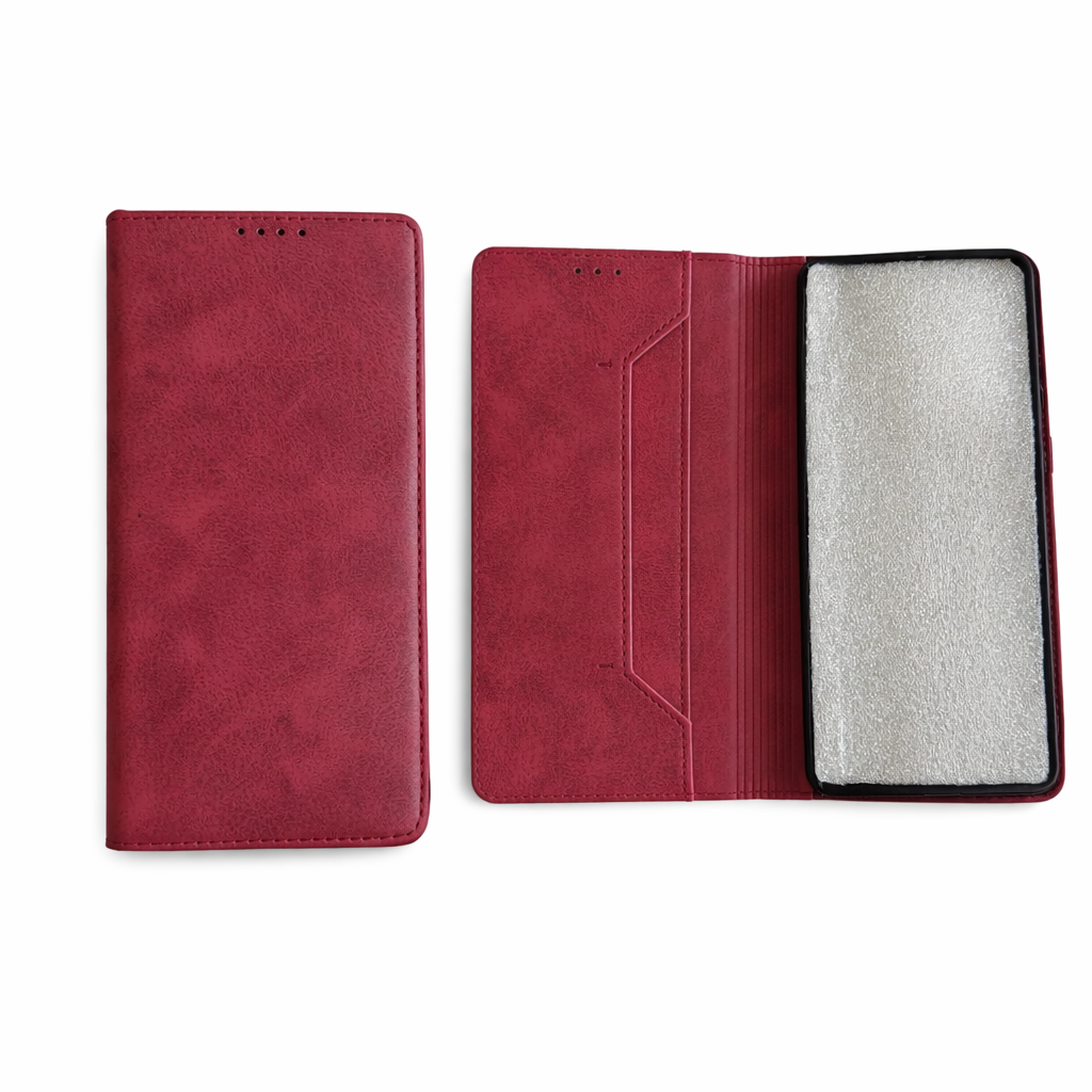 Étui de protection magnétique avec support Rouge Samsung