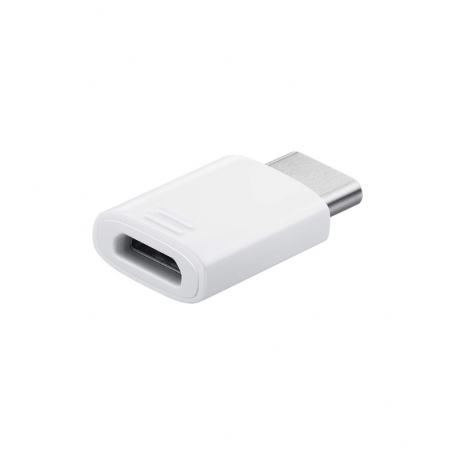 Adaptateur Samsung Type-C Mâle vers Micro USB Femelle Blanc Original