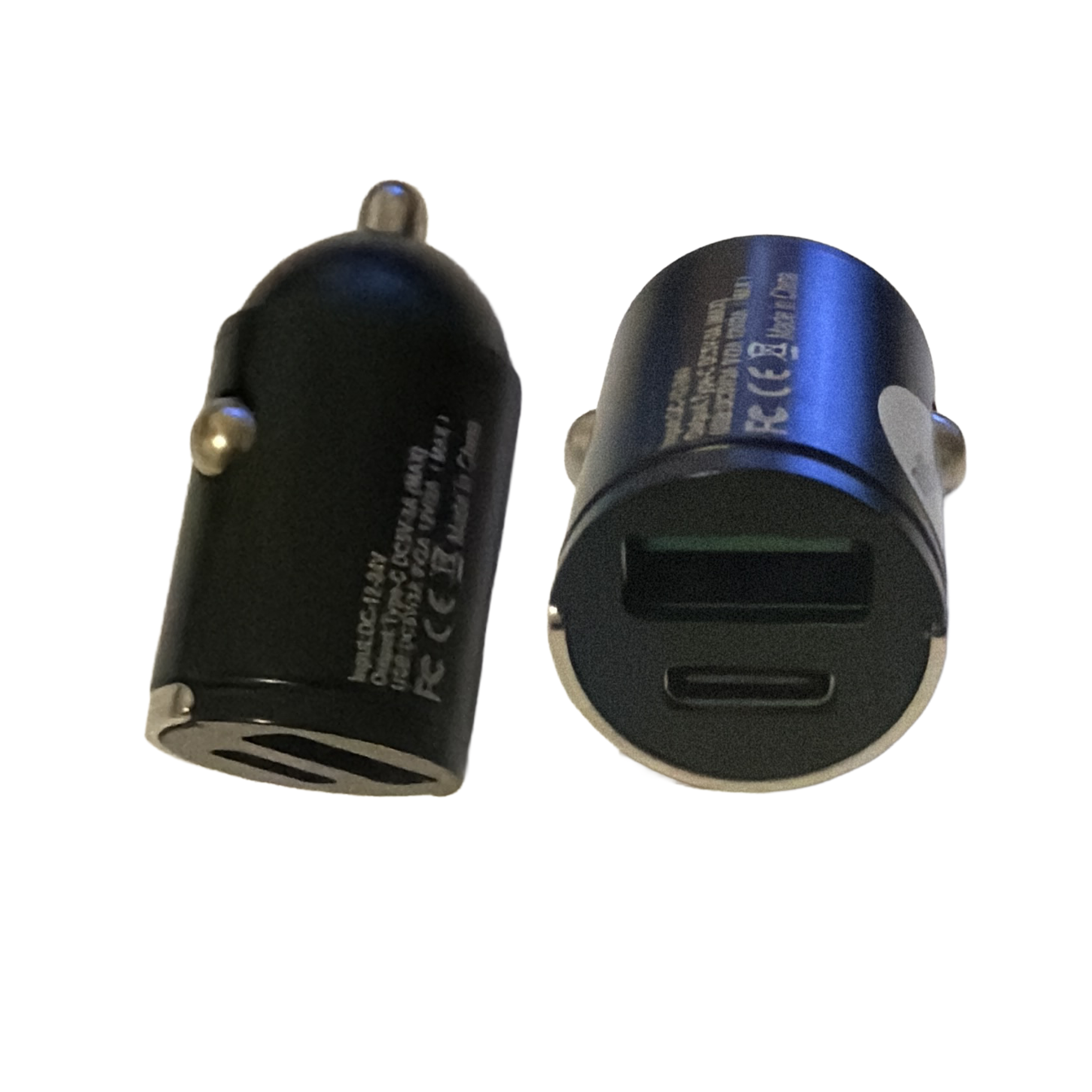 Allume Cigare Mini Charge Rapide Noir USB + PD