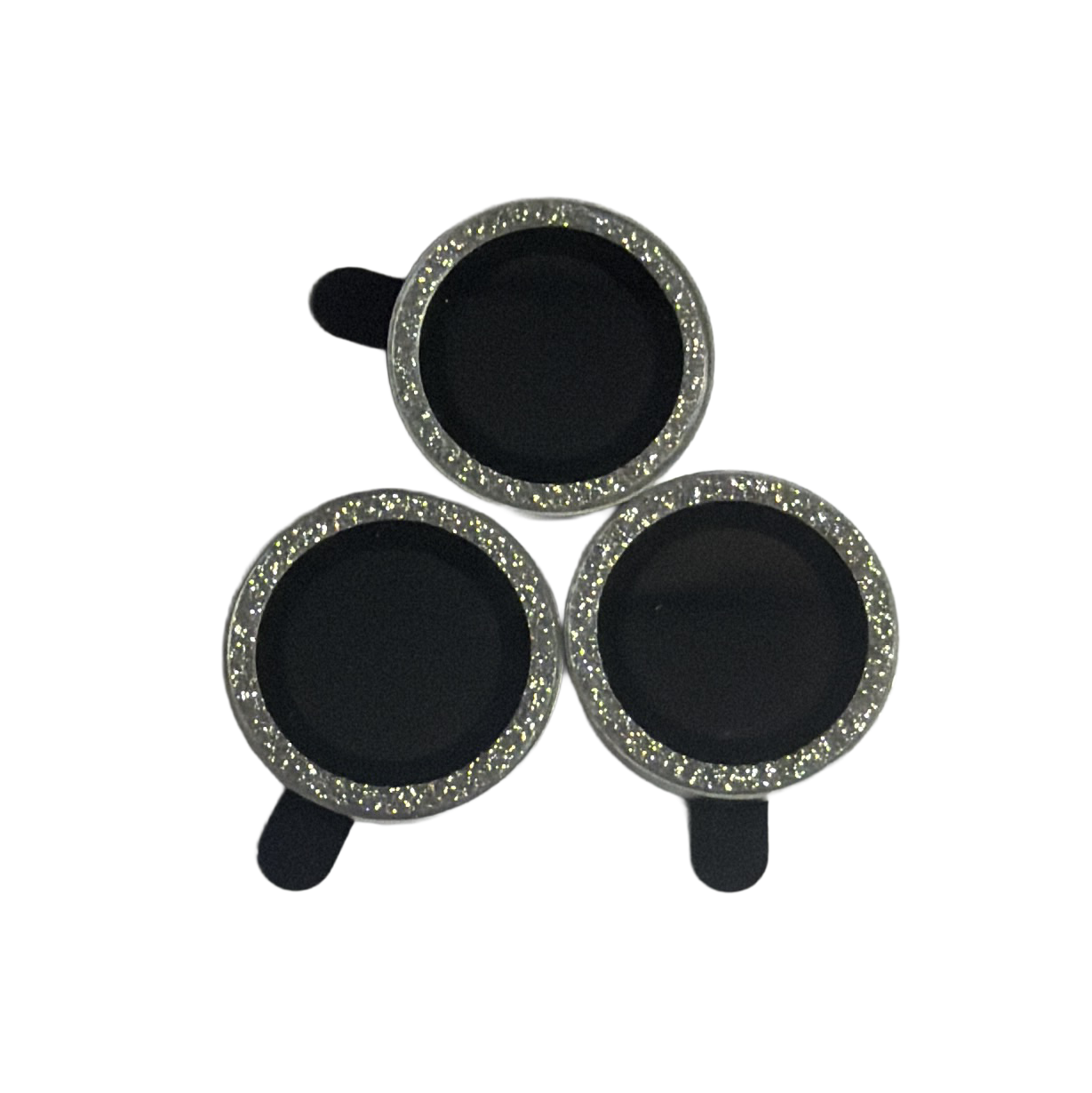 Protection caméra arrière Brillant Argent IPhone