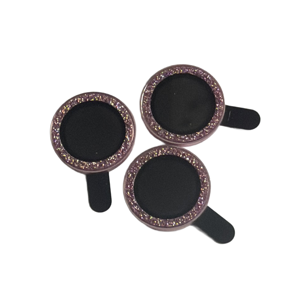 Protection caméra arrière Brillant Rose IPhone