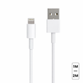 Câble Lightning 1M 2,4A Blanc