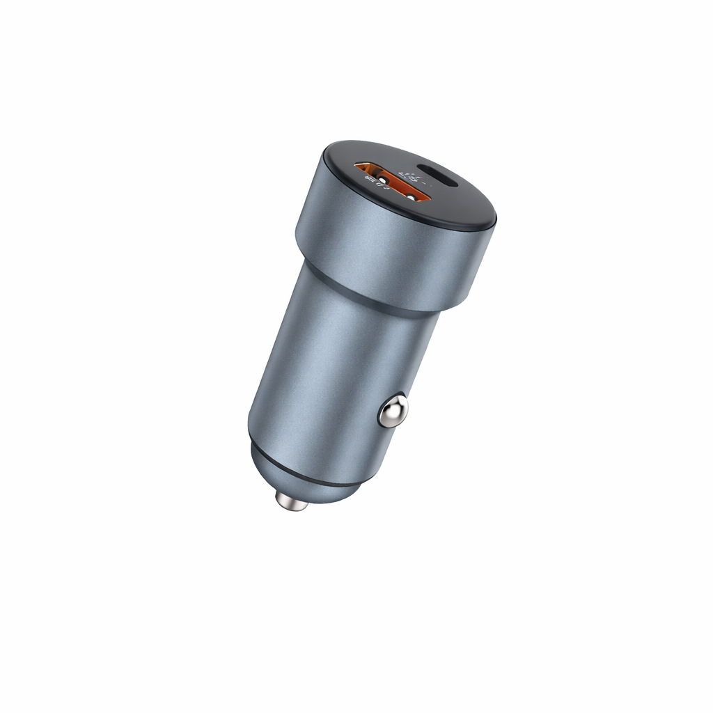 Chargeur voiture (USB-A + USB-C) 48W Foneng C18 Noir